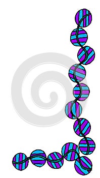 Colourful hand drawn border.