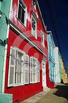 Colourful houses of Valparaiso photo