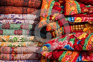 Colourful Indian cloths