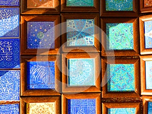 Colourful Iranian Mosaic tiles