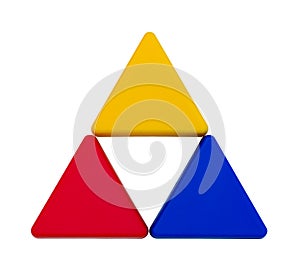 Colourful isolated triangles