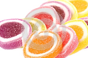 Colourful Jelly Sweets Isolated