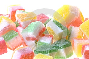 Colourful Jelly Sweets Isolated