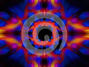 Colourful kaleidoscope pattern background