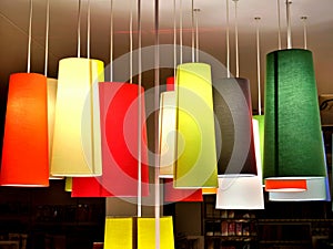 Colourful lampe