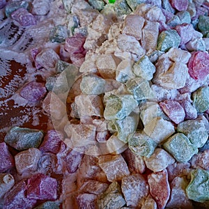 Colourful Loose Unpackaged Turkish Delight, Greece