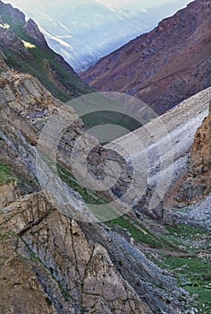 Colourful mountains of Pin Valley, Spiti Valley, Himachal Pradesh, India