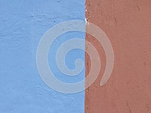 Colourful Painted Wall In Mexico