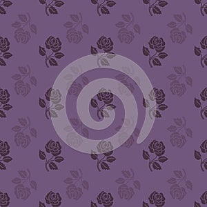 Colourful Plum, purple ,seamless pattern ,prints background