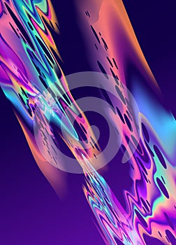 Colourful Psychedelic Pattern Background