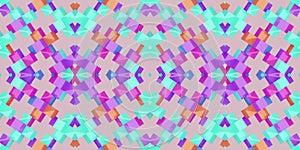 Colourful Psychedelic Pattern Background Loop