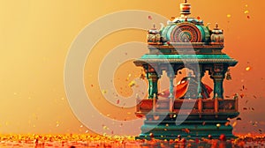 Colourful Ratha Yatra festivities, capture the essence of happiness and togetherness during the revered Hindu chariot photo