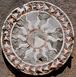 Vistoso romano mosaico 