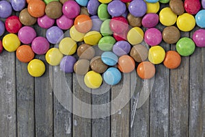 Colourful Round Candies