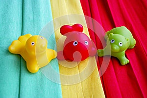 Colourful rubber toys 3