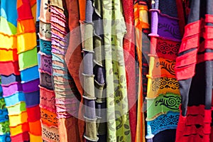 Colourful scarfs