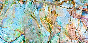 Colourful sedimentary rocks formed by the accumulation of sediments â€“ natural rock layers backgrounds, patterns and textures -