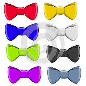 Colourful Selection of Bow Ties photo