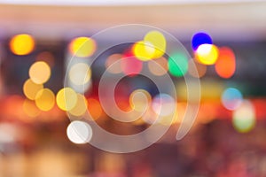 Colourful shining and glow light fancy bokeh