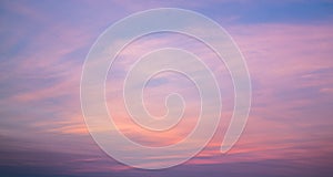 Colourful Sky Background at Sunset