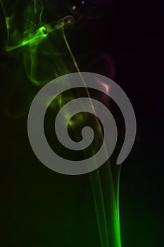 Colourful smoke art photography