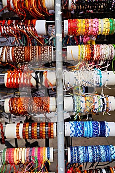 Colourful Souvenir Bracelets, Greece