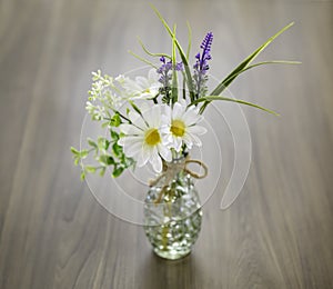 Colourful Still Life Flowers in a Vase