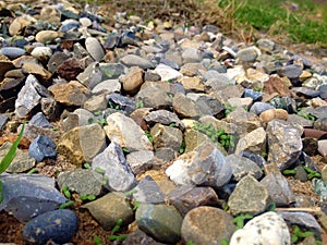 Colourful stones