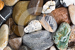 Colourful stones background