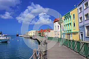 Colourful streets of Bridgetown, Barbados