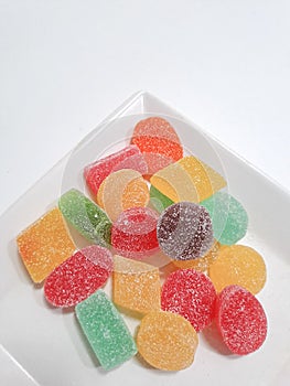 Colourful Sugar jelly candy