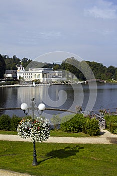 Picturesque Bagnoles de l`Orne, France photo