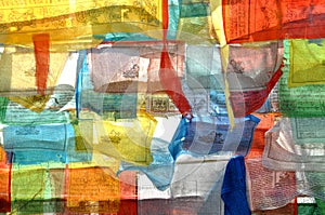 Colourful Tibetan Prayer Flags