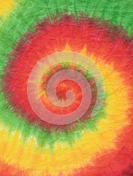 Colourful tie dyed pattern background.