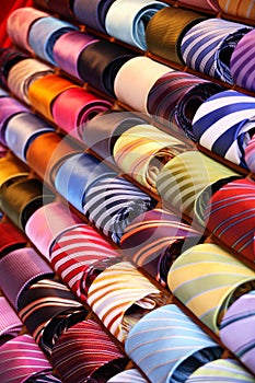 Colourful ties