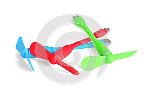 Colourful USB Mini Fans