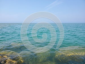 Colourful Water of Lake Huron