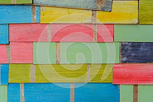 Colourful wooden backgrounds