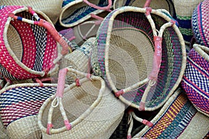 Colourful Woven Baskets