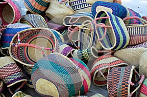 Colourful Woven Baskets