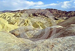 Colourful Zabriske Point in the late afternoon, Death Valley National PArk California USA
