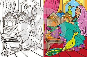 Colouring Book Of Eastern Princess