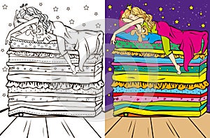 Colouring Book Of Sleeping Beauty