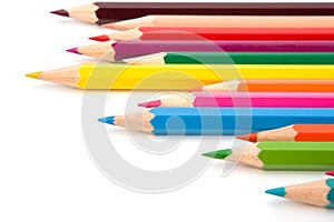 Colouring crayon pencils