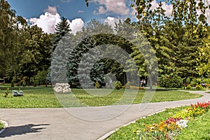 Colours in the park.