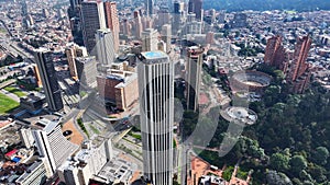 Colpatria Building At Bogota In District Capital Colombia. photo