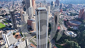Colpatria Tower at Bogota in Cundinamarca Colombia. photo