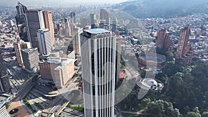 Colpatria Tower At Bogota In District Capital Colombia.