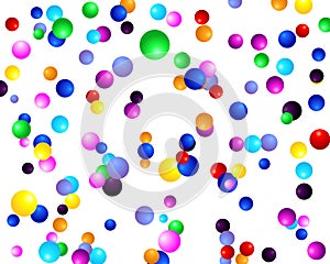 Colrful chocolate drops