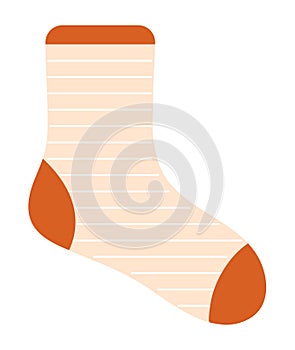 colroed sock design